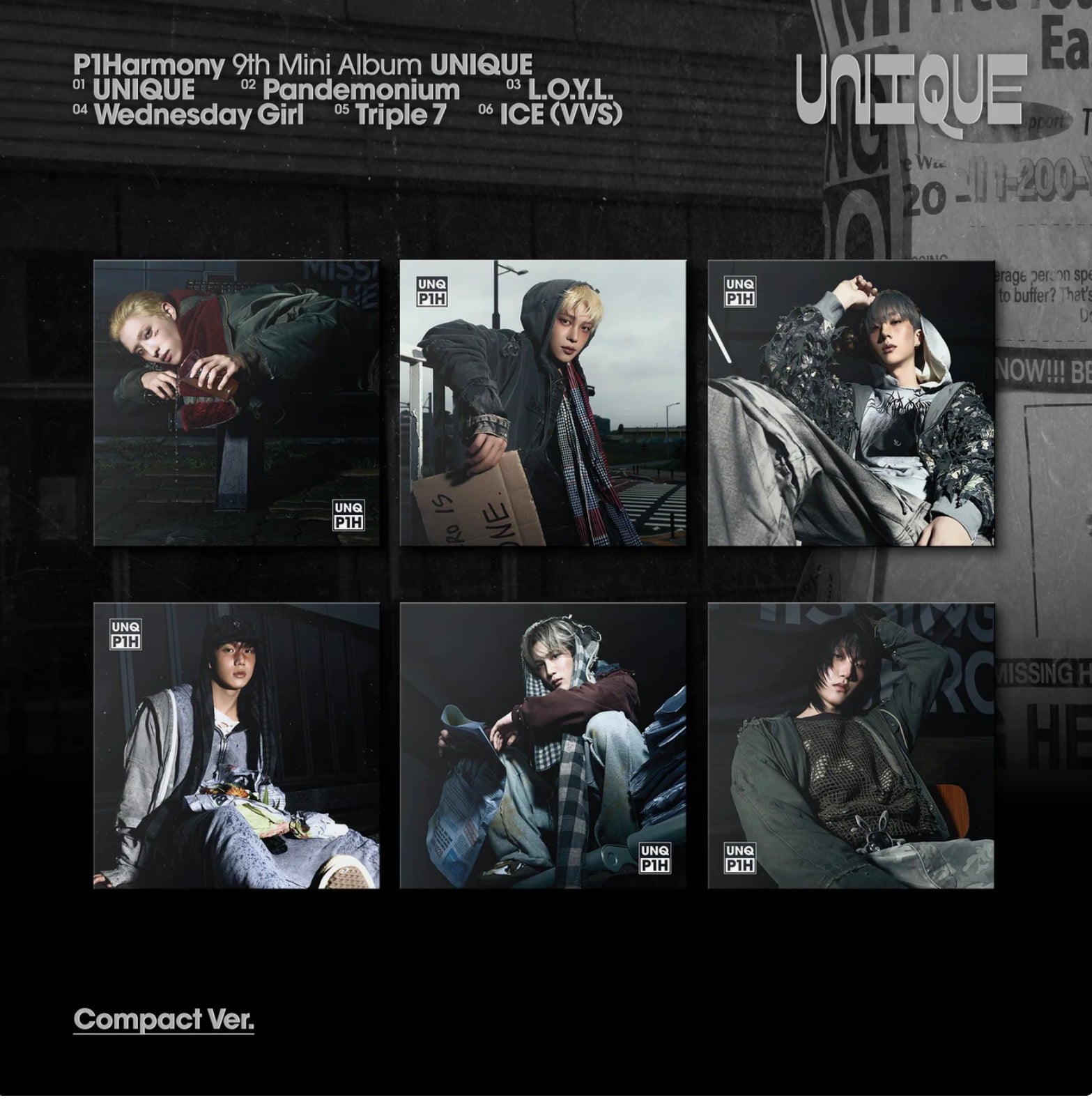 P1Harmony - 7th Mini Album [SAD SONG] Digipack Ver.