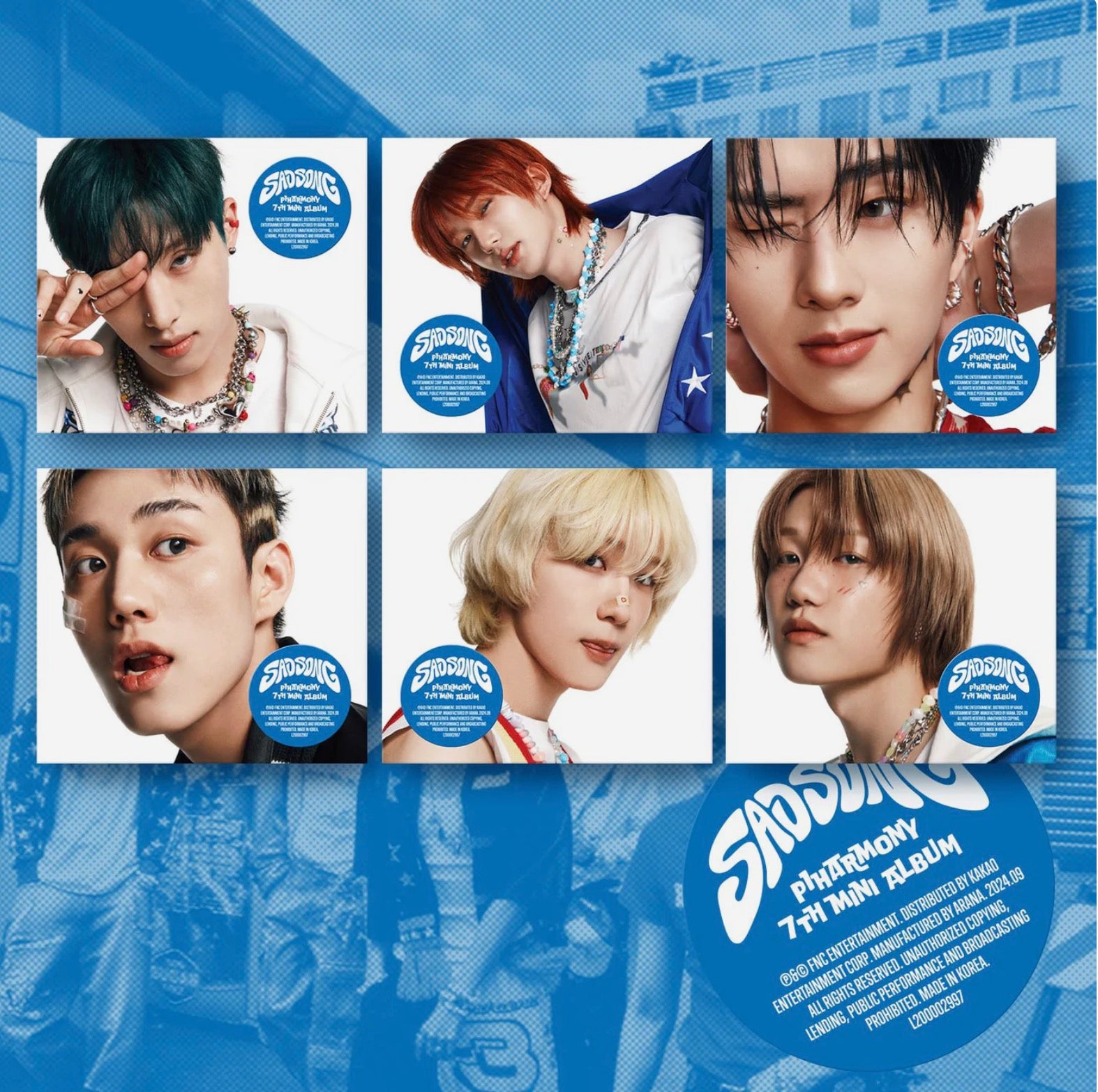 P1Harmony - 7th Mini Album [SAD SONG] Digipack Ver