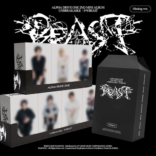 ALPHA DRIVE ONE – THE 2ND MINI ALBUM [UNBREAKABLE : 少年BEAST] (Hissing Ver.)