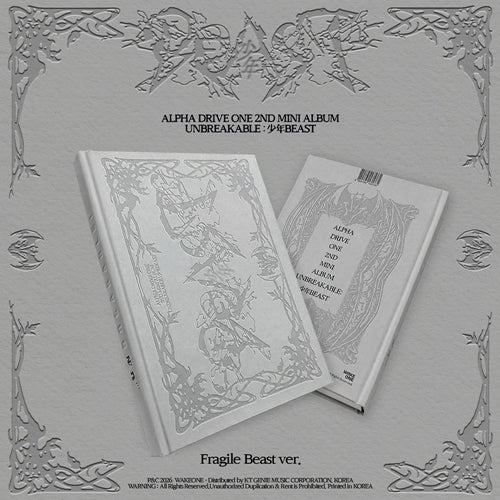 ALPHA DRIVE ONE – THE 2ND MINI ALBUM [UNBREAKABLE : 少年BEAST] (Fragile Beast Ver.)